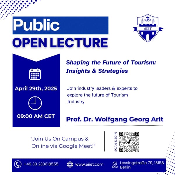 Public Lecture on Meaningful Tourism
