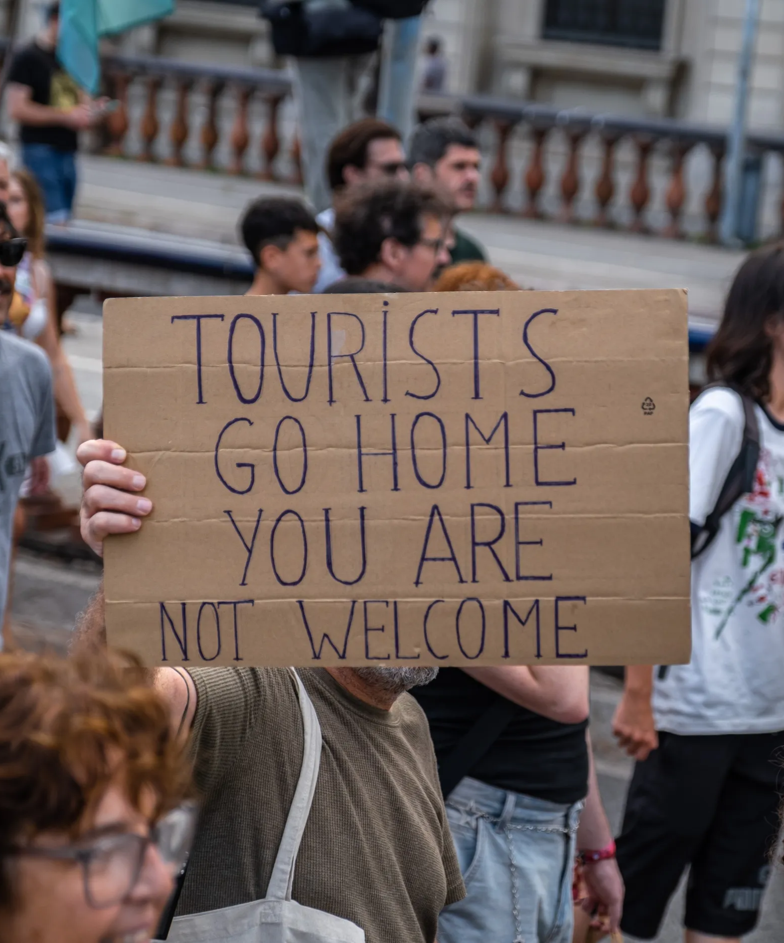 Spanish protests against overtourism