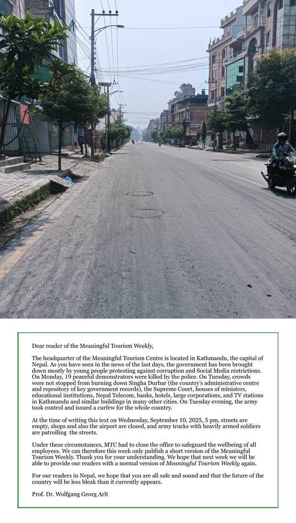 Tourism 24 years after the attack on the World Trade Centre towers