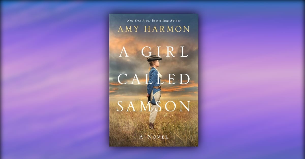 A Girl Called Samson - cover shows a revolutionary war soldier in a field