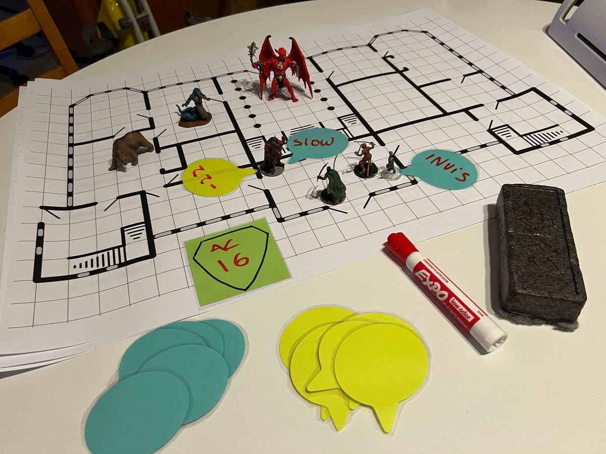 Dry-Erase Status "Droppables"