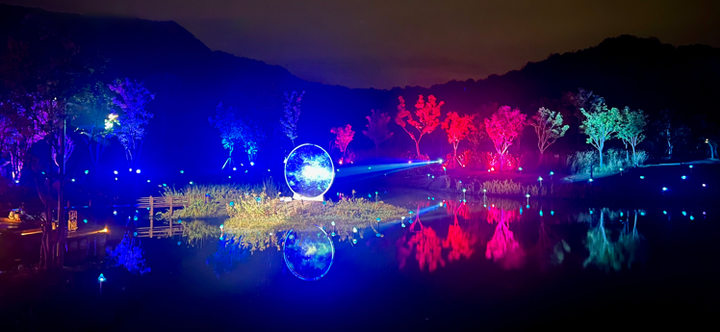 “Poetic Dreams of Ganchuan” showcases stunning projections using Christie laser projectors in six key scenes across the Jiaxing Nanbei Lake Scenic Area