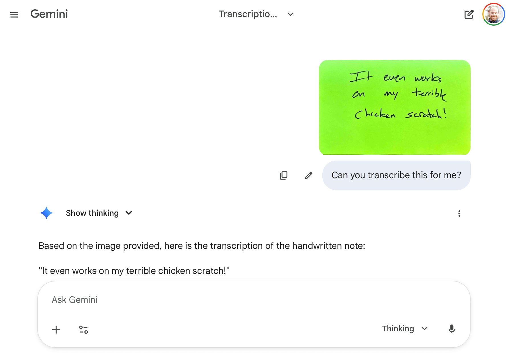 Handwriting Recognition Roundup