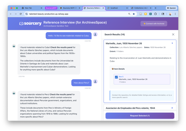 Making an AI Frontend for ArchivesSpace