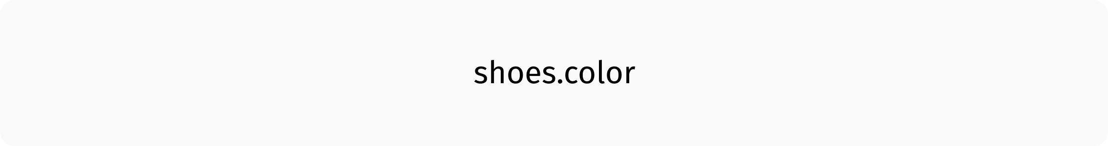 shoes.color