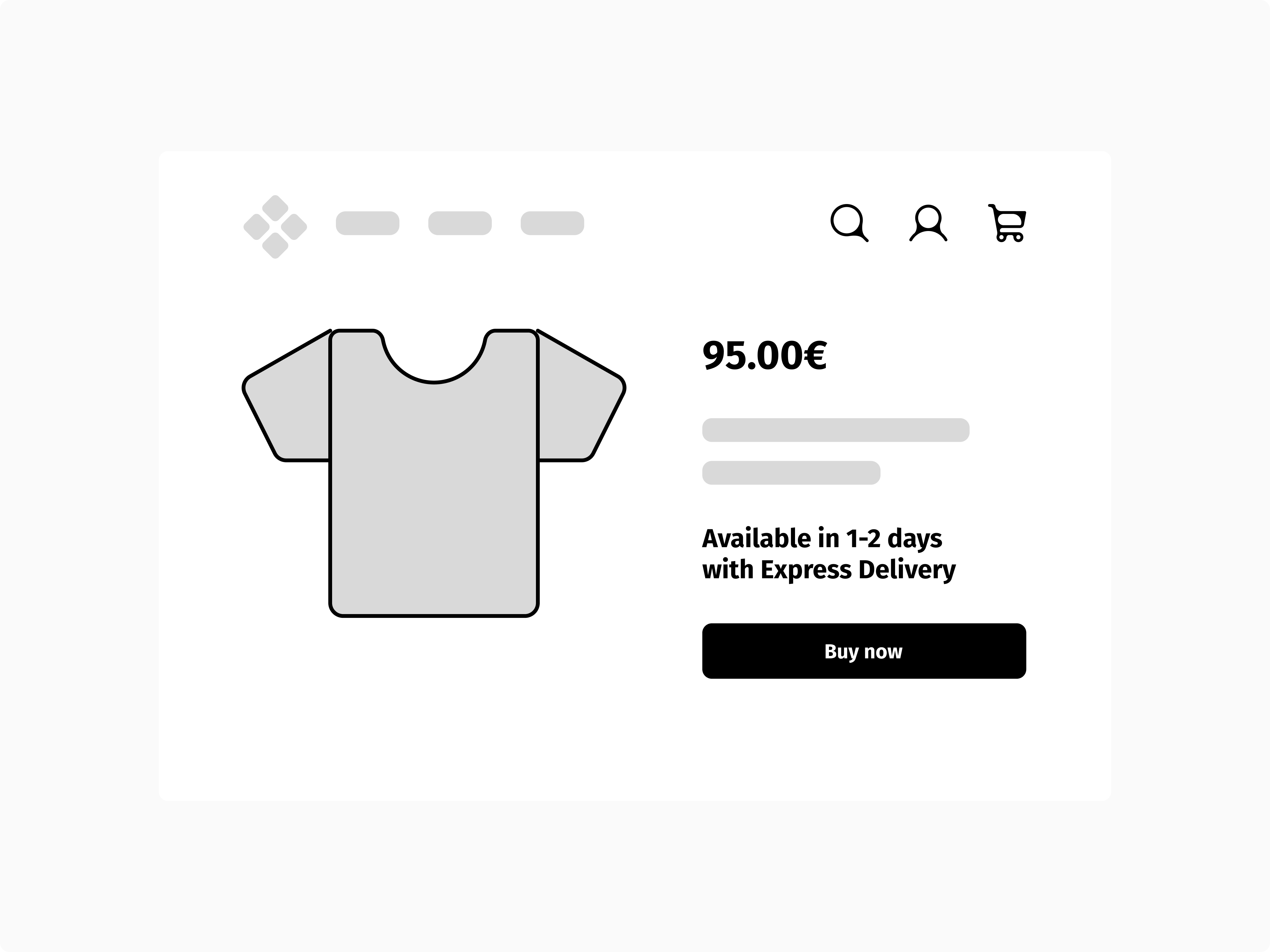 A typical product page.