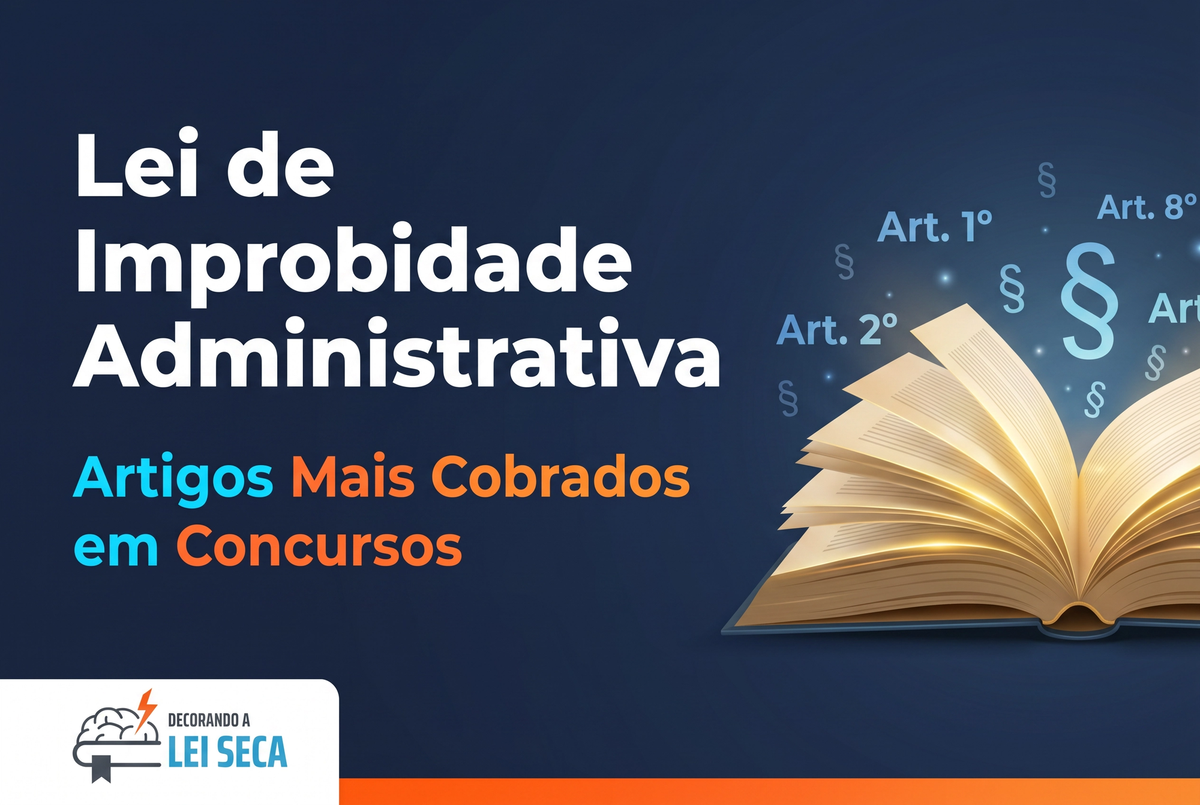 Lei de Improbidade Administrativa: Os Artigos Mais Cobrados em Concursos