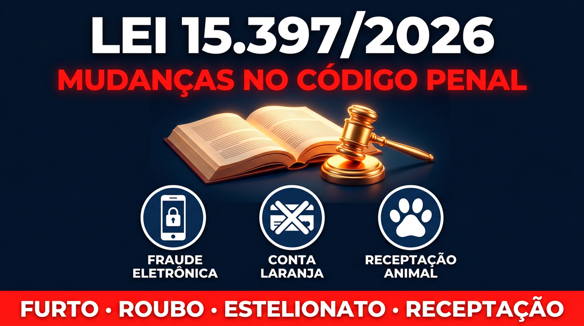 Lei 15.397/2026: Entenda as Novas Mudanças no Código Penal