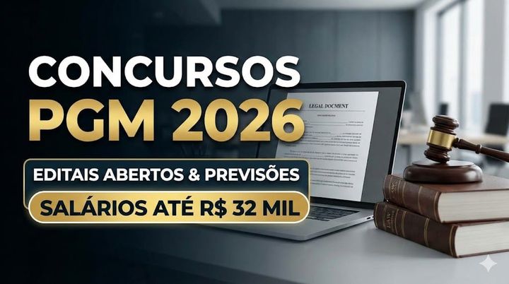 Concursos PGM 2026: Panorama Completo, Editais Abertos e Previsões
