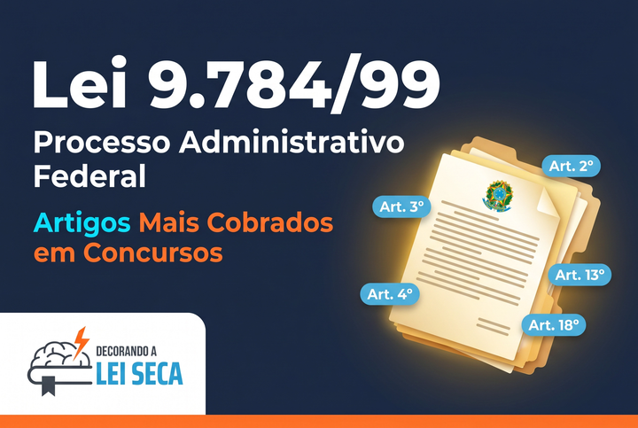 Lei 9.784/99 Mapeada: Os Artigos Mais Cobrados em Concursos (2025/2026)