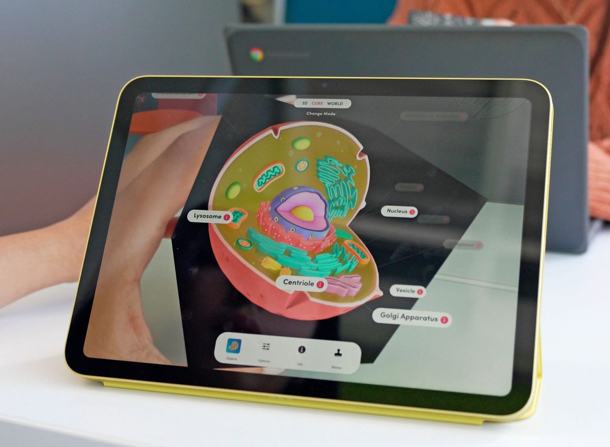 Enhancing Biology Lessons: Using a Merge Cube to Learn about Cells in MS and HS