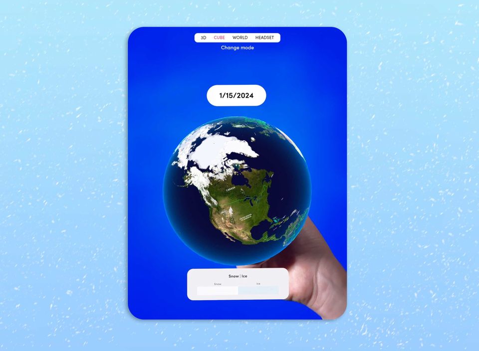 Learn about Earth's Ice Coverage with Mixed Reality