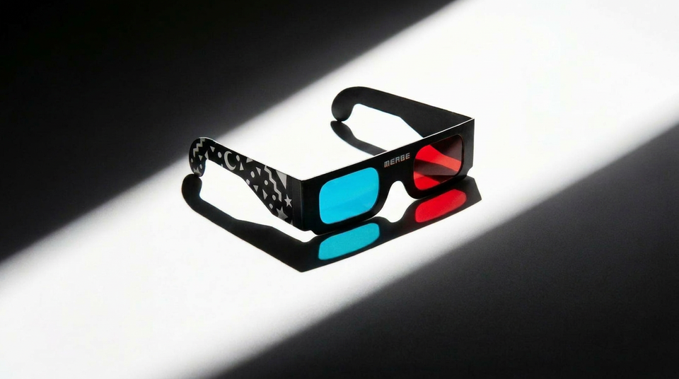 Merge Anaglyph 3D Glasses: 3D on Every Desk