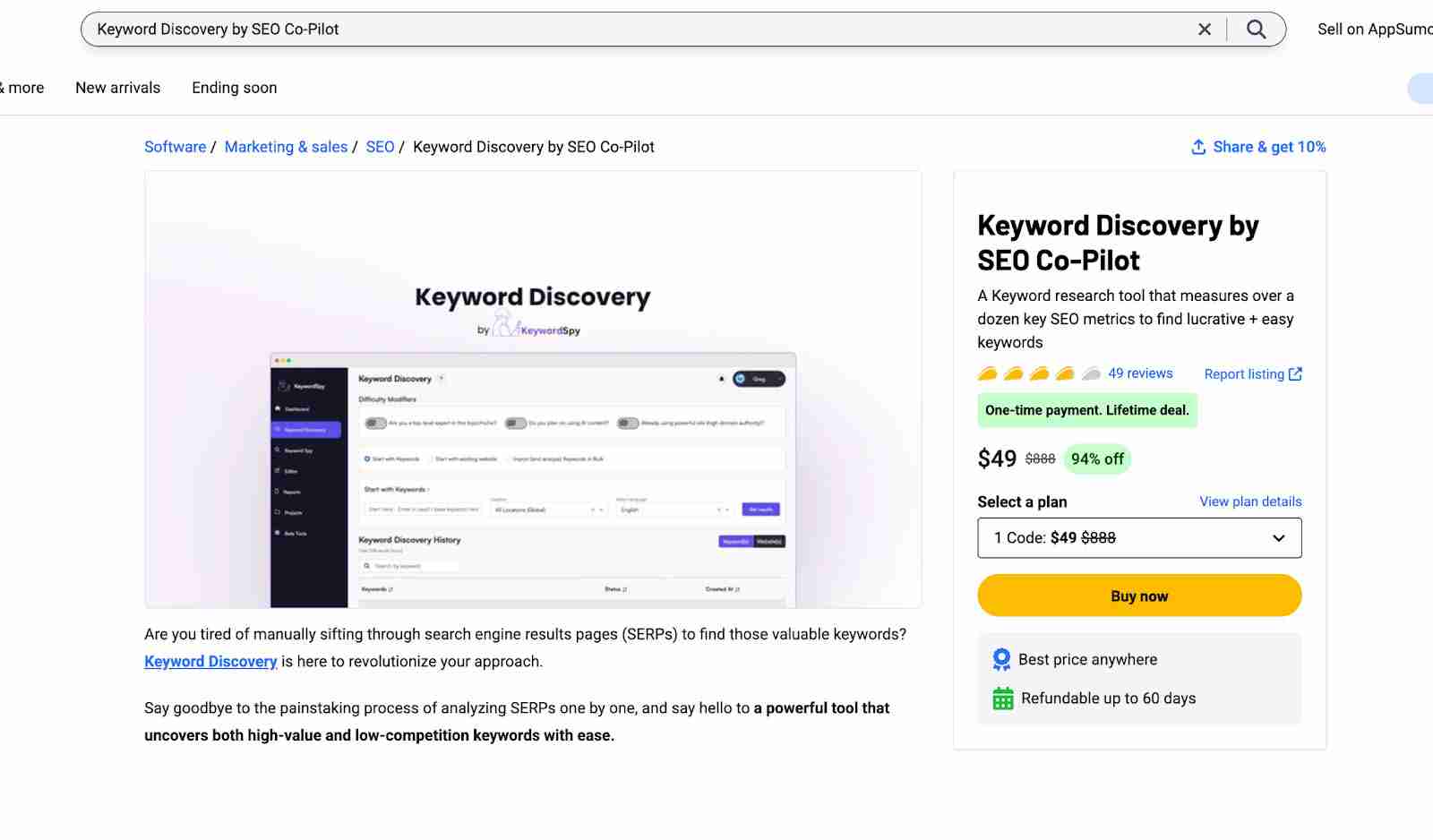 keyword discovery pros