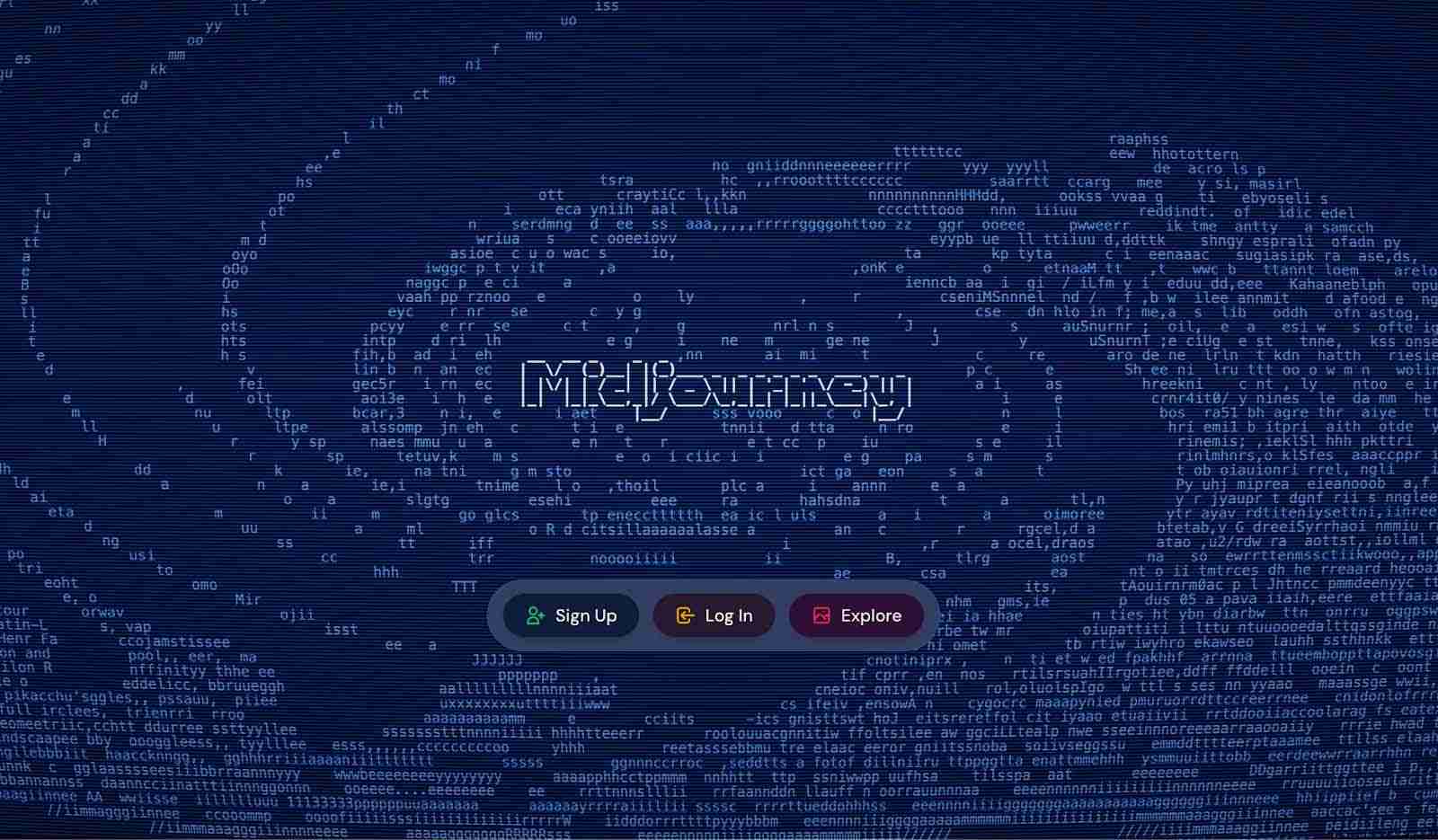 midjourney login page