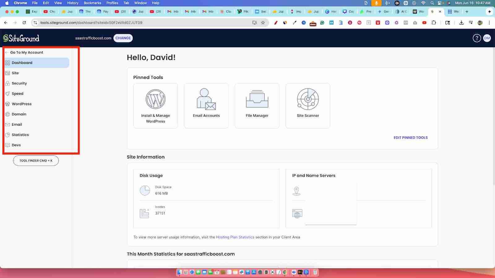 siteground vs bluehost cpanel