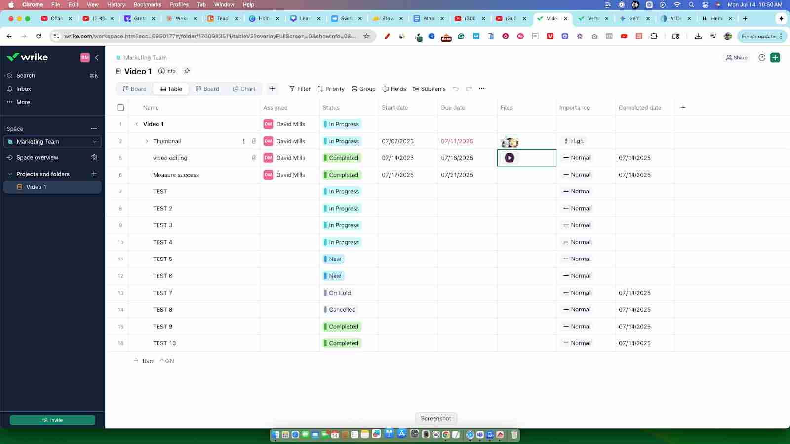 wrike project and task management
