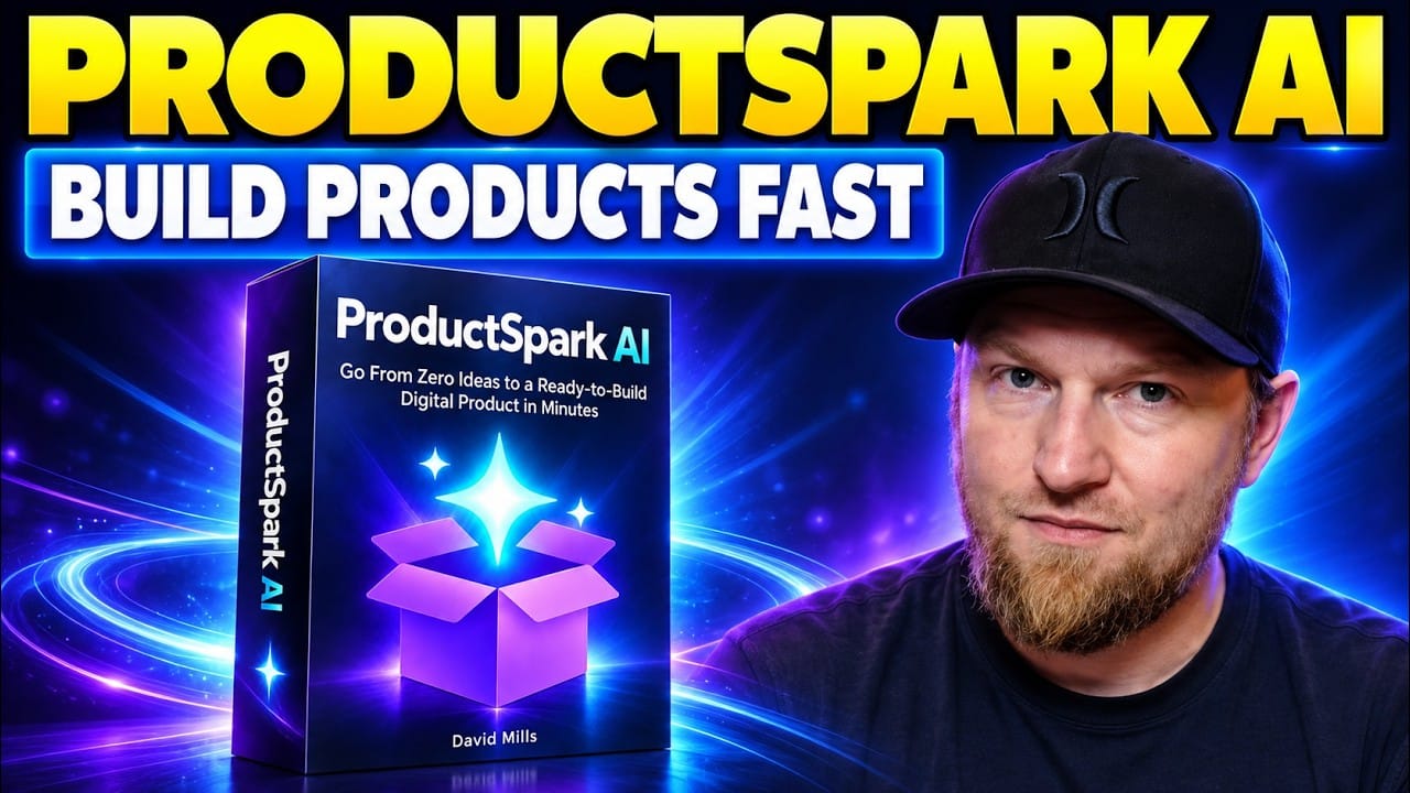 video thumbnail for 'ProductSpark AI Review: Build & Launch Digital Products With AI'