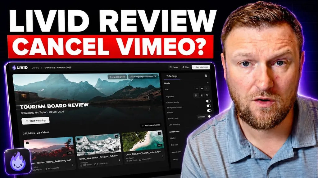 video thumbnail for 'The Video Host That Killed My Vimeo Subscription (Livid Review)'
