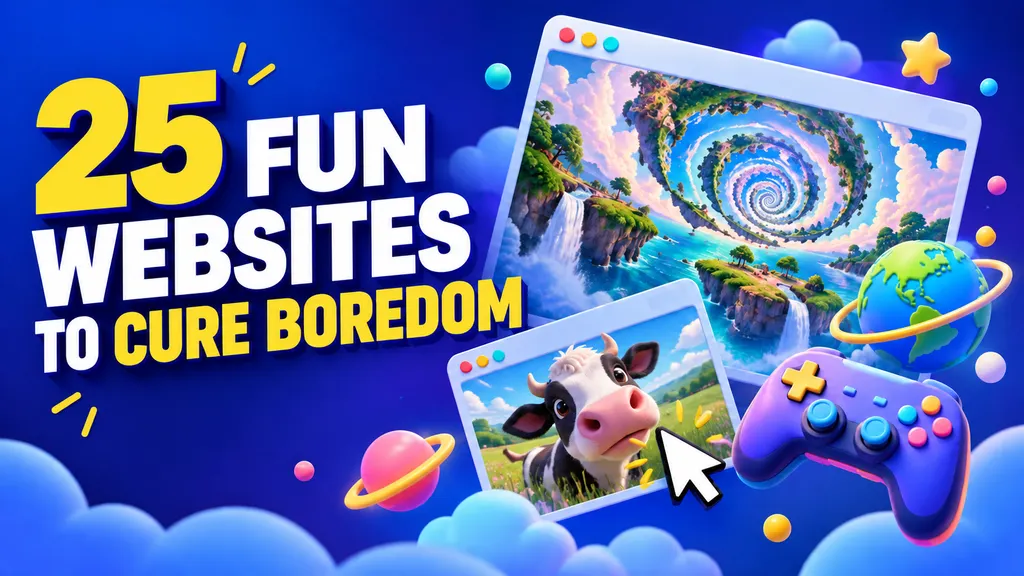 25 Fun and Entertaining Websites to Cure Boredom (2026)