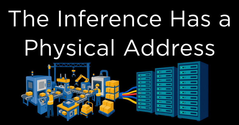 Every AI Inference Has a Physical Address