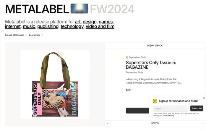 Next steps towards a New Creative Era