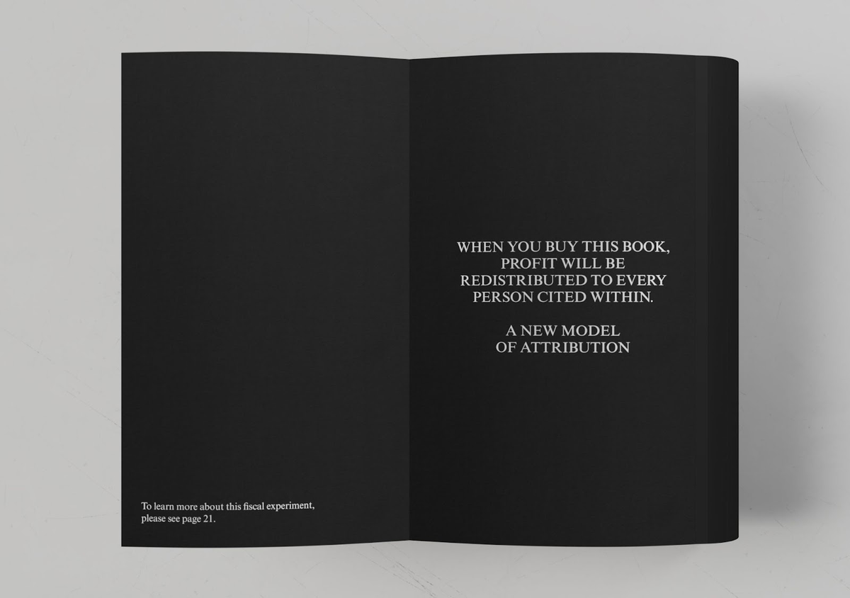 This book is a financial experiment