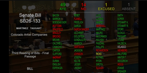 A-Corp passes: 49-14