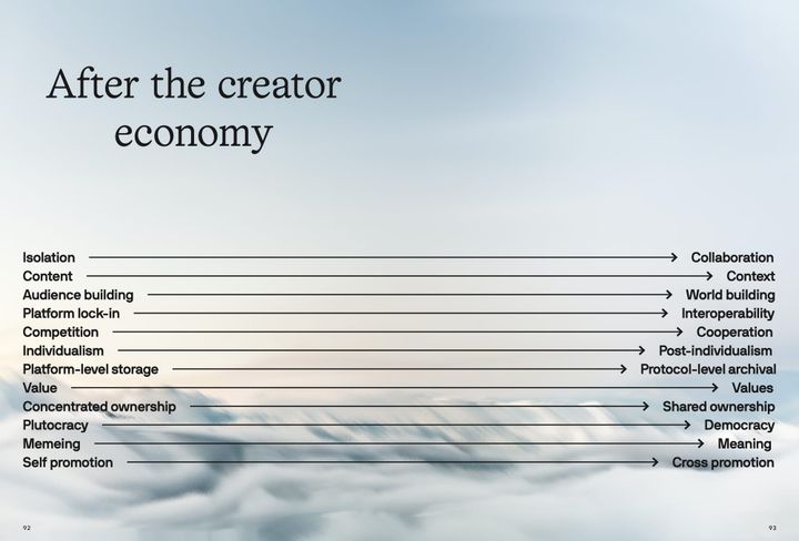 What’s after the creator economy?
