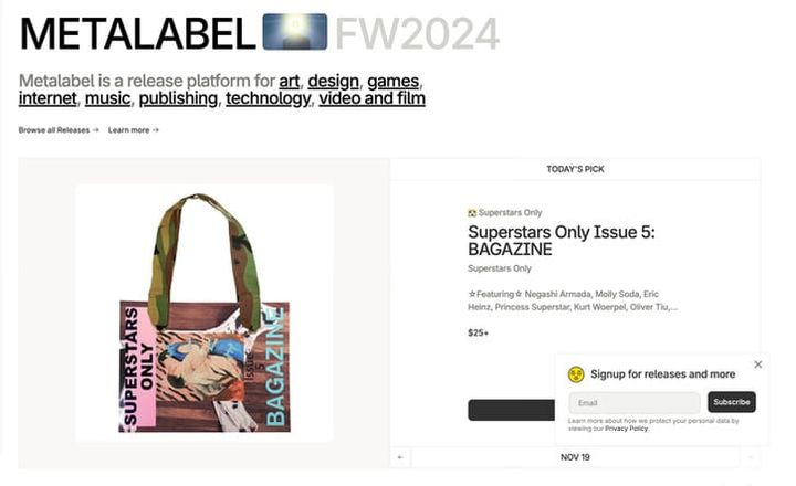 Next steps towards a New Creative Era