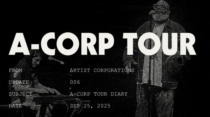 A-Corp tour diary