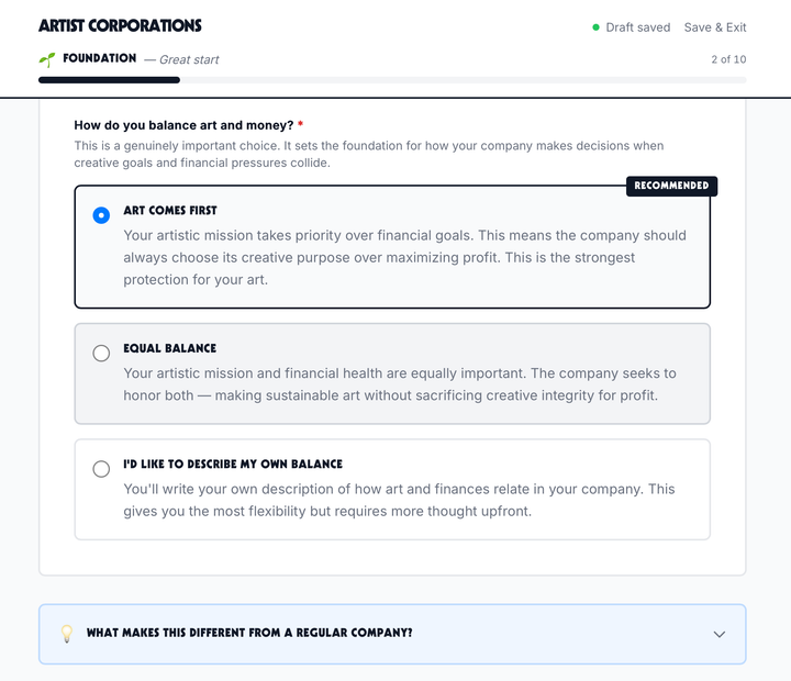 An A-Corp prototype you can play with