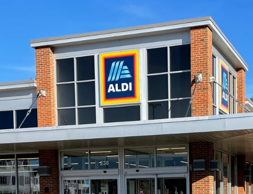 Aldi storefront 
