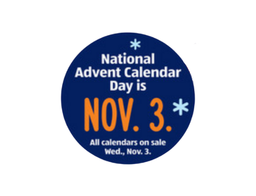 National Advent Calendar Day is November 3!