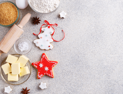 Holiday sugar cookiebaking image