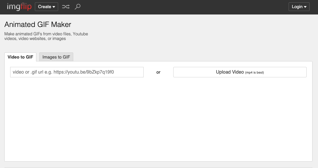You can upload videos and images to make your very own GIFs in Imgflip
