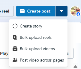 screenshot showing how to schedule an instagram story with Meta business suite