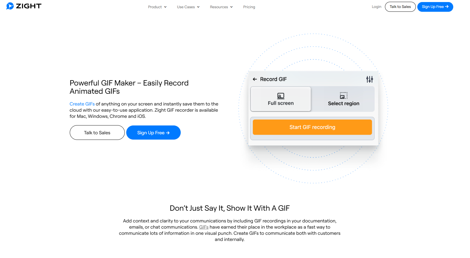 Zight is incredibly useful and amazingly simple for making GIFs directly from your computer screen