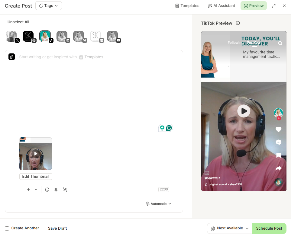 How to Schedule TikTok Posts (For Free): A Step-By-Step Guide