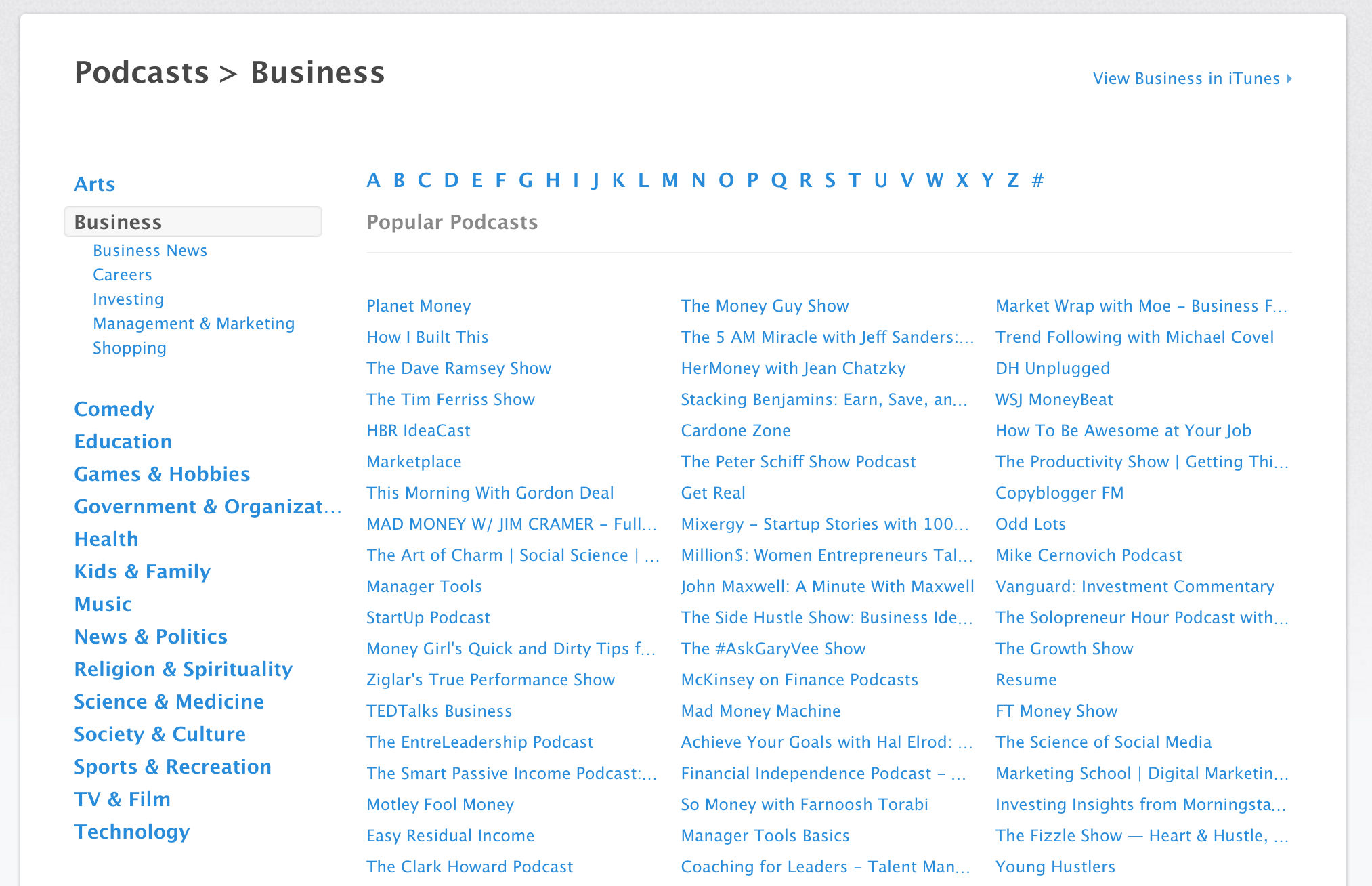 itunes-show-listings