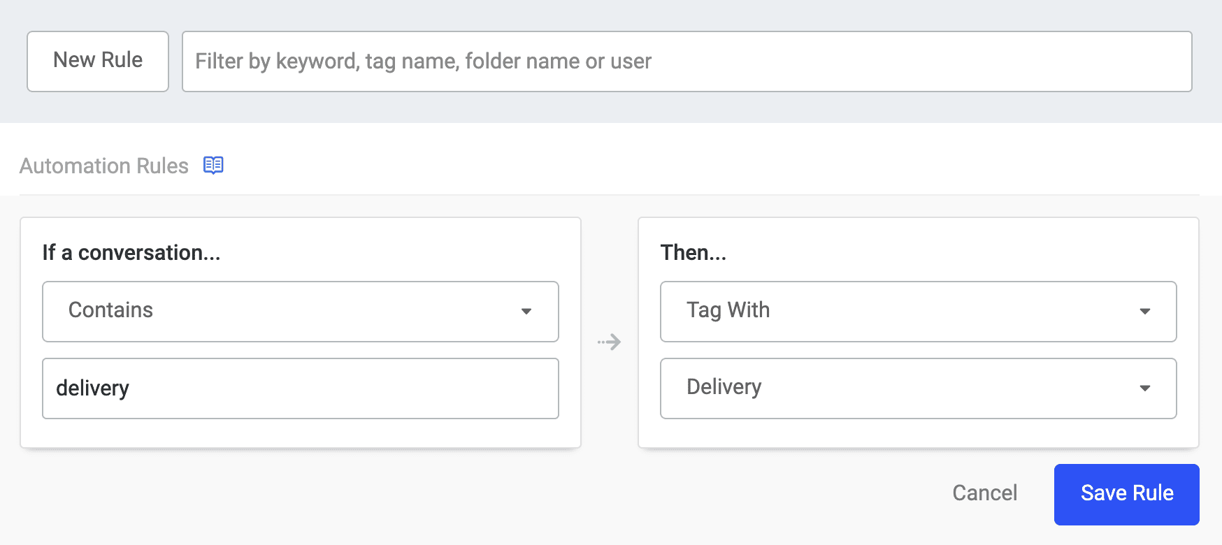 Creating an automation rule in Buffer Reply Creating an automation rule in Buffer Reply