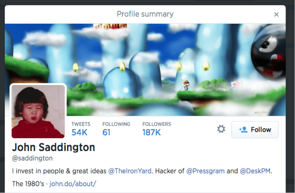 John Saddington profile summary