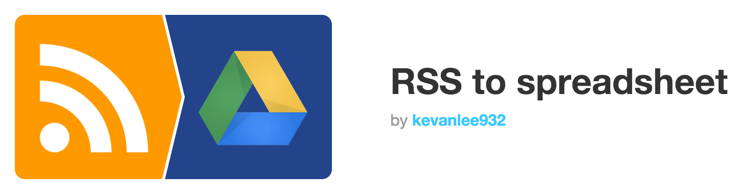 rss to spreadsheet ifttt