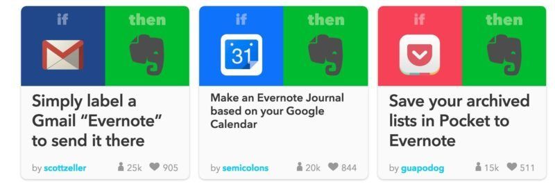 evernote ifttt