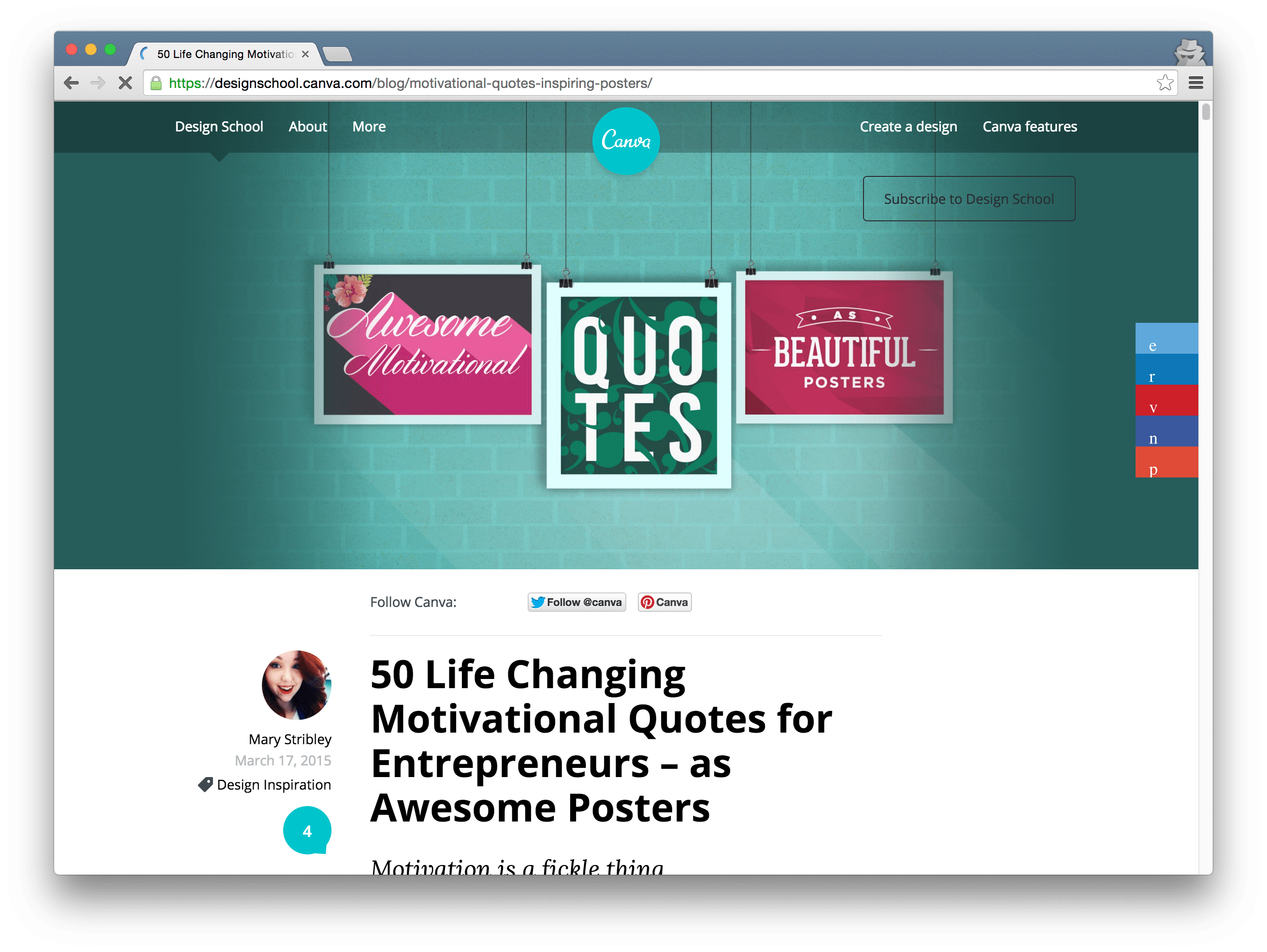 Canva blog post
