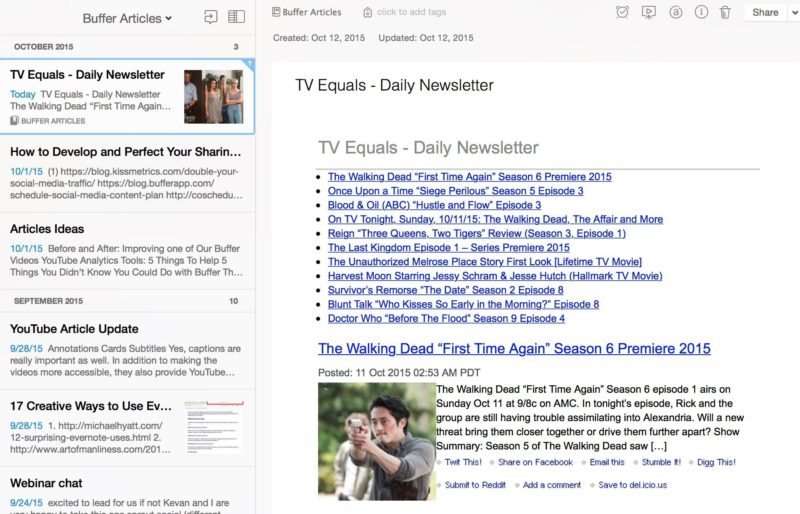 Evernote Newsletter Subscription