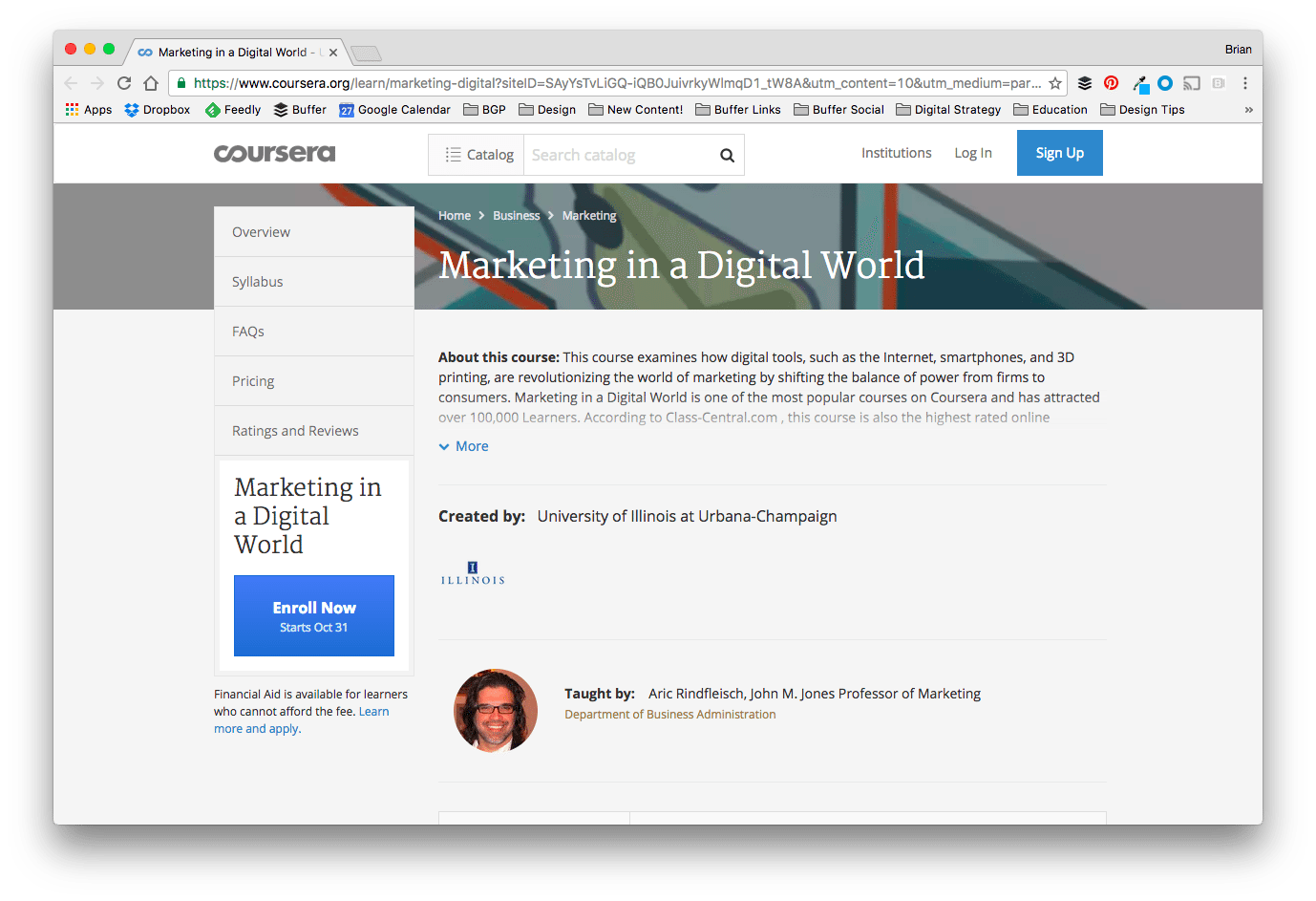 Marketing in a Digital World