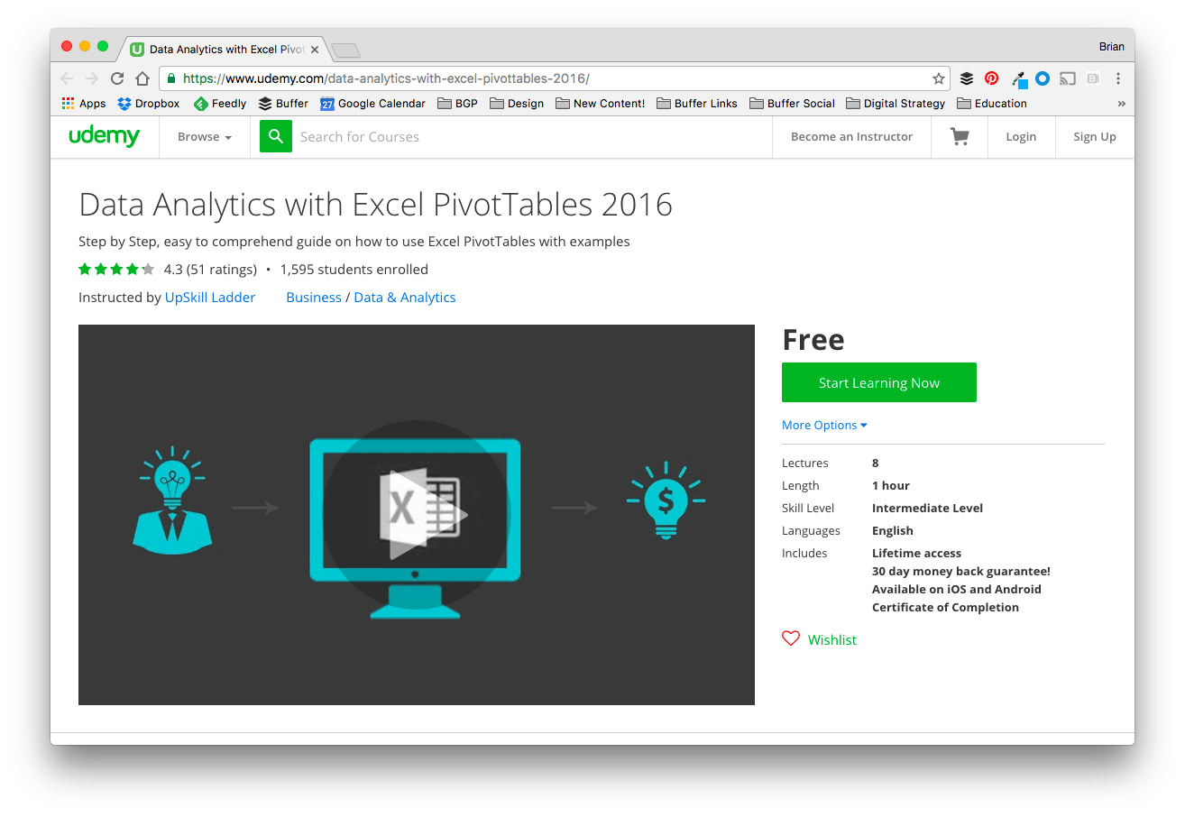 Data Analytics with Excel PivotTables 2016