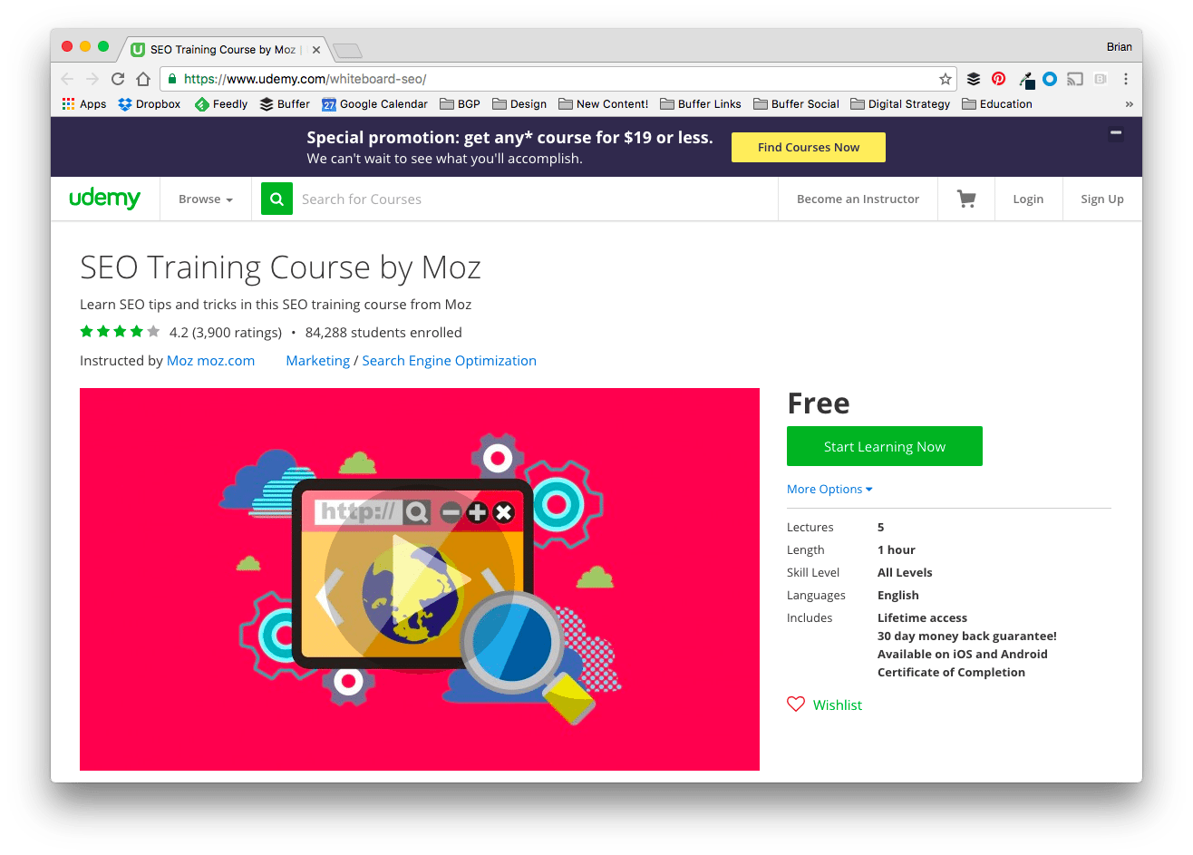 SEO Training Course from MOZ