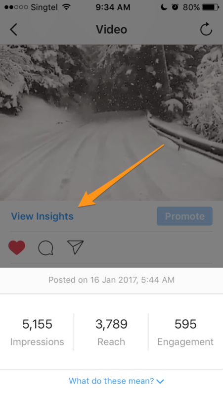 Instagram view insights Instagram view insights